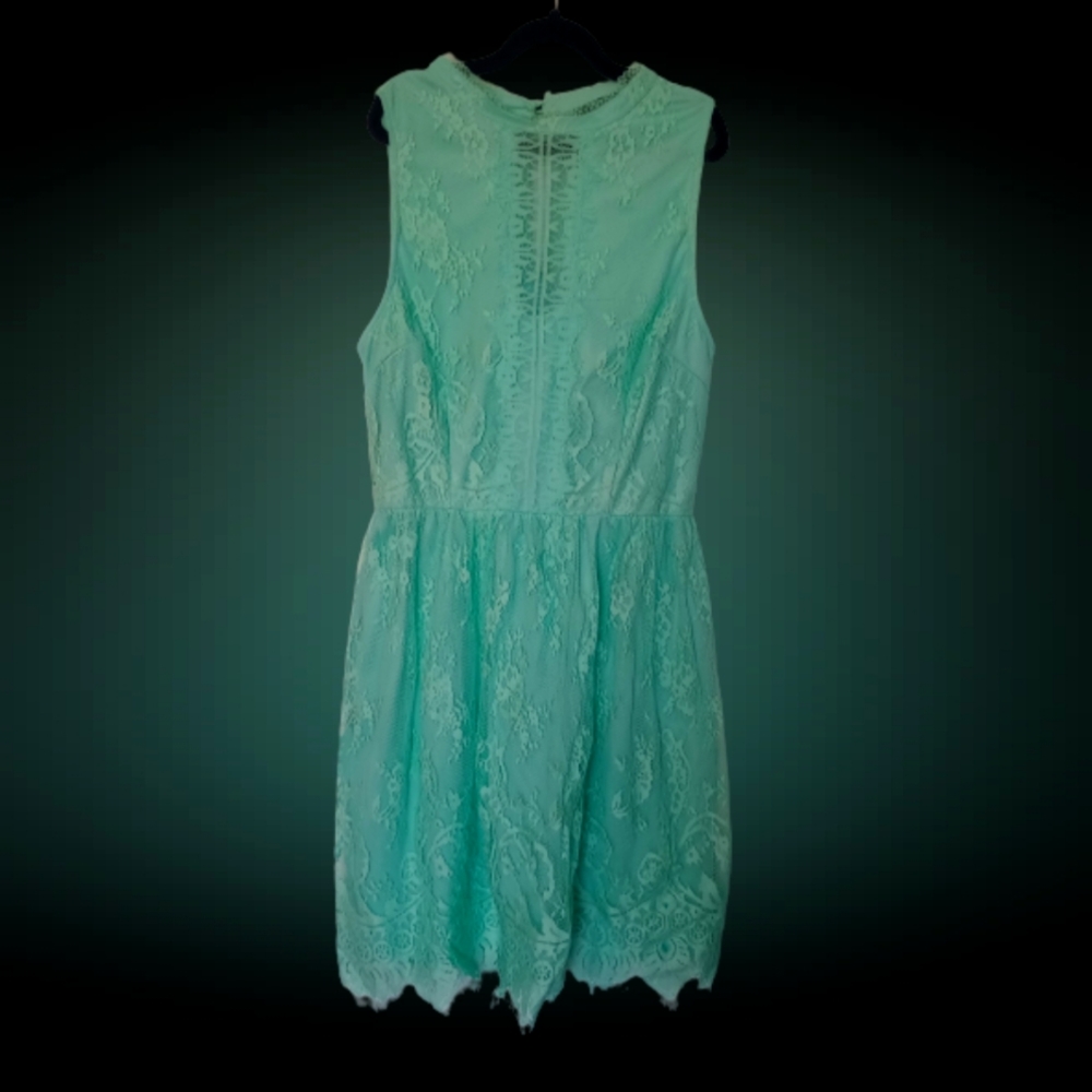 Juniors Turquoise Dress